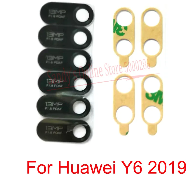 Новый стеклянный объектив для задней камеры мобильного телефона Huawei Y6 2019 большой