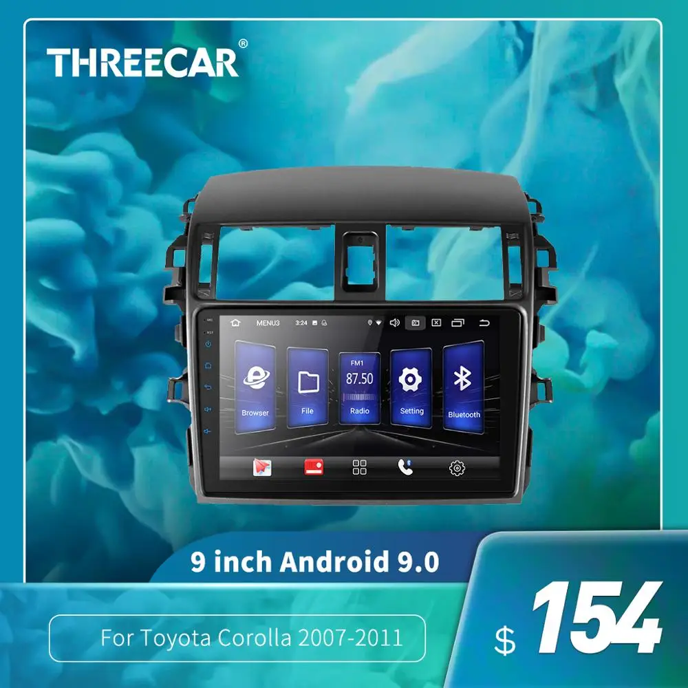 Автомагнитола 2DIN 9 дюймов Android 0/8 1 для Toyota Corolla 2006 2013 автомобильное радио с GPS