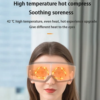 

4D Smart Airbag Vibration Eye Massager Eye Care Compress Bluetooth Eye Fatigue Massage Glasses