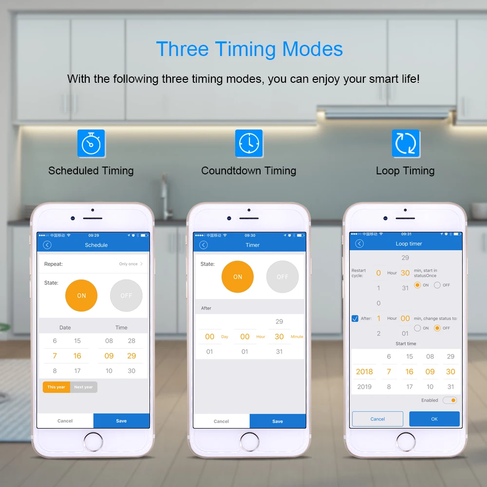 Three Timing Modes