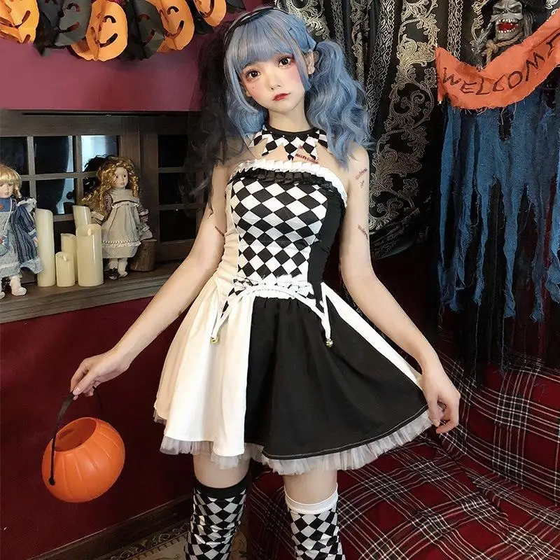 Sexy Gothic Halloween Strapless Dresses 