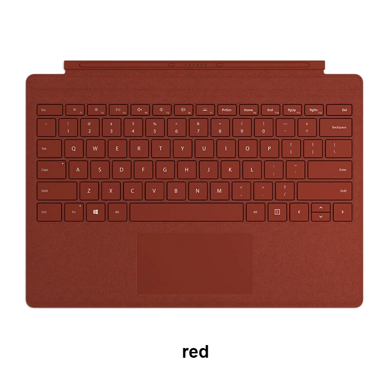 Красный Microsoft Surface Pro 7/6/5/4 Special Edition Профессиональный Клавиатура ноутбука; обувь на плоской подошве с закрытой пяткой - Цвет: Красный