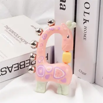 

Cute Rattles Toy Funny Cute Handbells Newborn Rattles Baby Handbells Random Color