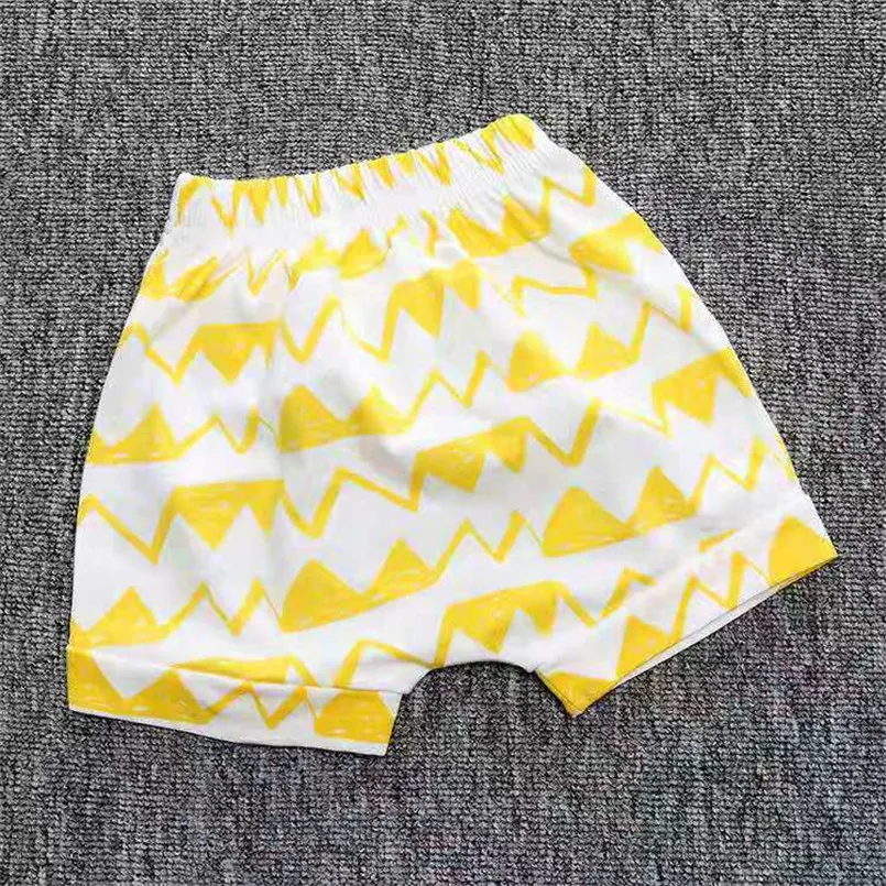 Летние хлопковые штаны для новорожденных мальчиков и девочек с принтом фруктов, свободные шорты для малышей, плавательные пляжные шорты - Цвет: Color 3