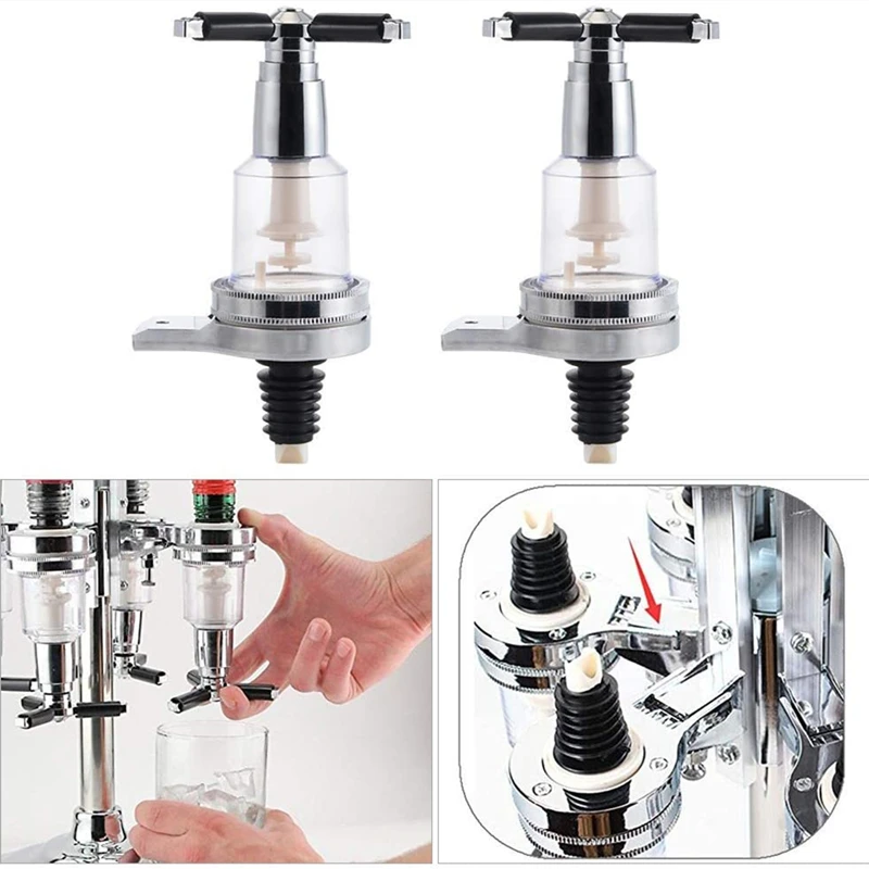 25/35/45ML Liquor Dispenser Bottle Replaceable Nozzle Head