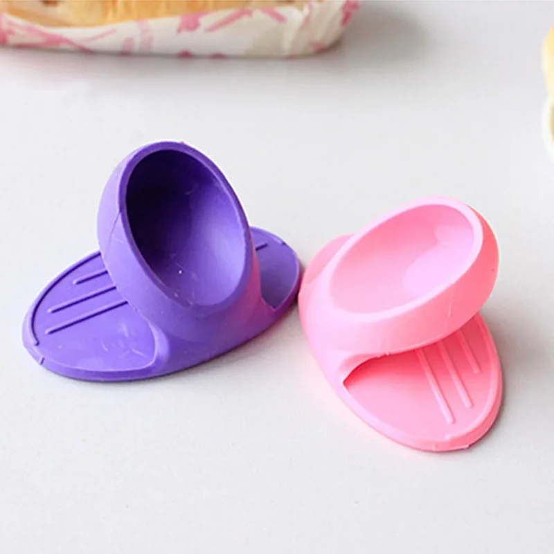 Silicone Oven Mitts Silicone Oven Gloves 1PCS Kitchen Dishes Silicone Oven Heat Insulated Finger Glove Microwave Oven Mitts Silicone Non-slip Holder Kitchen Accessories