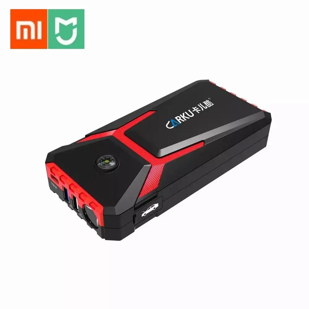 XIAOMI CARKU автомобильный стартер 12 В 10000 мАч двойной USB усилитель Q3.0 быстрое