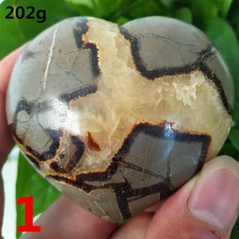 

Natural stone septarium crystals heart home decoration Desk display Healing crystal
