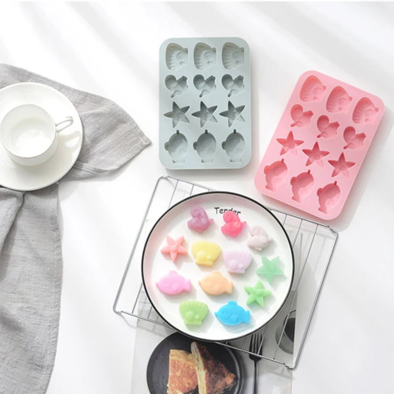 Moule A Gateau En Silicone De Qualite Alimentaire Coquille D Etoile De Mer Outil De Decoration De Gateau Au Chocolat Y49 1 Piece Aliexpress