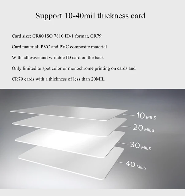 Zc100 Single-sided Id Card Printer Pvc Card Making Machine Ic Brand Health  Card Employee Id - Printers - AliExpress