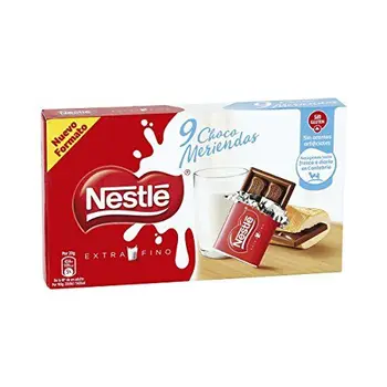 

NESTLÉ EXTRAFINO Choco Meriendas Chocolate con Leche 180g