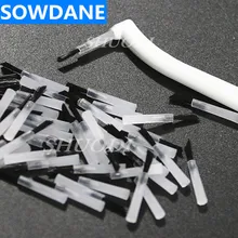 Стоматологическая одноразовая щетка, аппликатор, наконечник для Автоклавных ручек, уход за полостью рта, отбеливание зубов