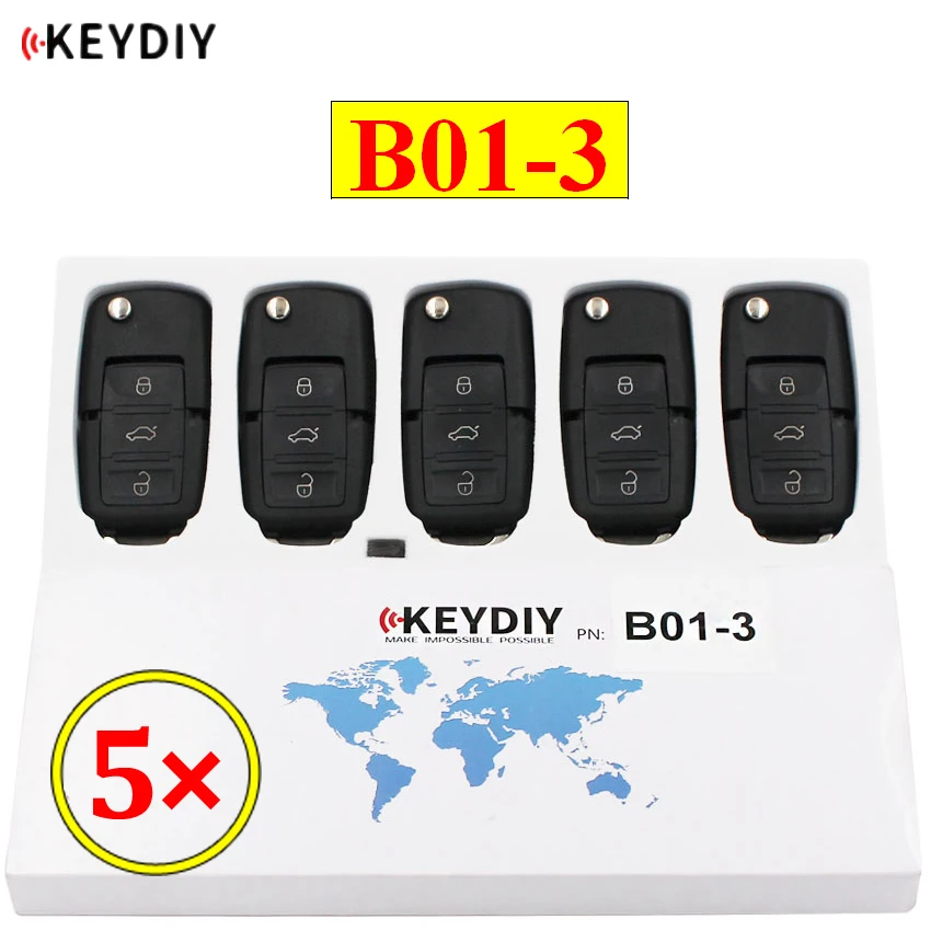 5pcslot KEYDIY B series B01-3 3 button universal