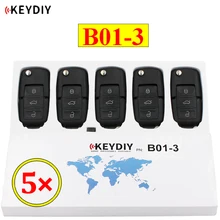 5 pçs/lote KEYDIY B série B01-3 3 botão de controle remoto universal para KD900 URG200 KD-X2 mini KD para gerar um novo remoto