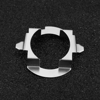 

1 Pair Silver H7 LED Headlight Adapter Retainer Holder for Benz B Class ML Class Touareg Opel Chery Riich G5 SAAB D5 X55 X25 X65