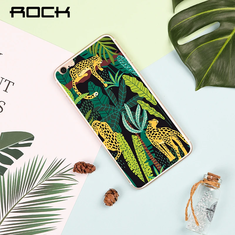 

ROCK Back Screen Protector Film For iPhone 6 6s 7 8 Plus Flamingo Patterned Decal Sticker Wrap Skin Protective Film Cover