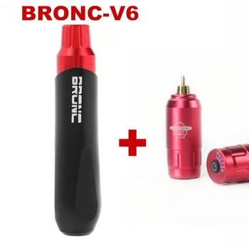 

OriginalHummingbird Bronc-V6 Rotary Tattoo Machine Pen Swiss Motor With Mini Rocket Tattoo Wireless Power 2000mA/h Tattoo Kit