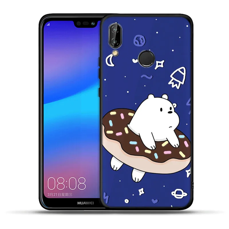 Силиконовый чехол с милой пандой для телефона huawei Mate10 20 Lite Pro P8 P9 P10 P20 Lite P20 P30 Pro P Smart Smart Coque Shell