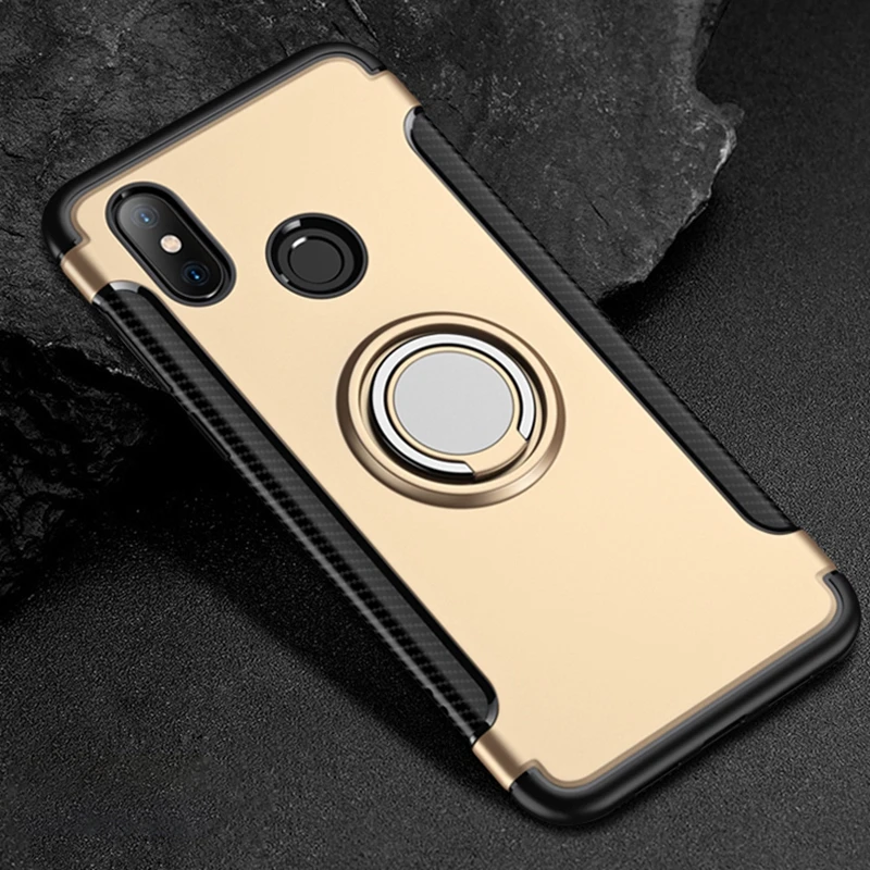 Сверхпрочный армированный чехол для Xiaomi Mi 9 SE 9T Pro 8 A1 A2 Lite RedMi Note 8 Pro 7 6 5 Plus K20 Pro 360 с кольцом-держателем