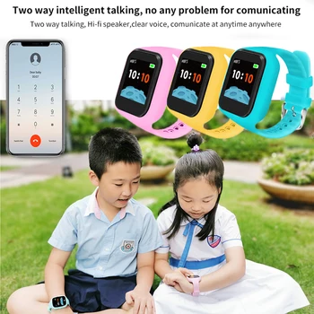 

Gosear Kid Children 1.3inch Screen Phone Wristwatch Anti-lost SOS GPS Tracker GSM SIM Calls Locater Monitor Smart Watch Bracelet