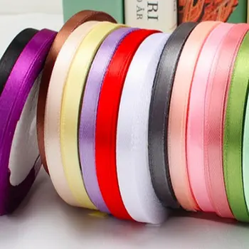 

Silk Satin Ribbon for Wedding Party Decoration Invitation Card Gift Wrapping Scrapbooking Supplies Riband Sew Craft