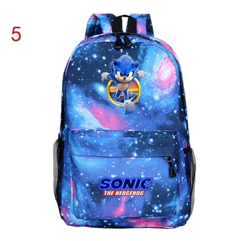 

Sonic beautiful Backpack men/women knapsack new pattern Cartoon Laptop Rucksack Boys Girls School Bag Travel bags Mochila