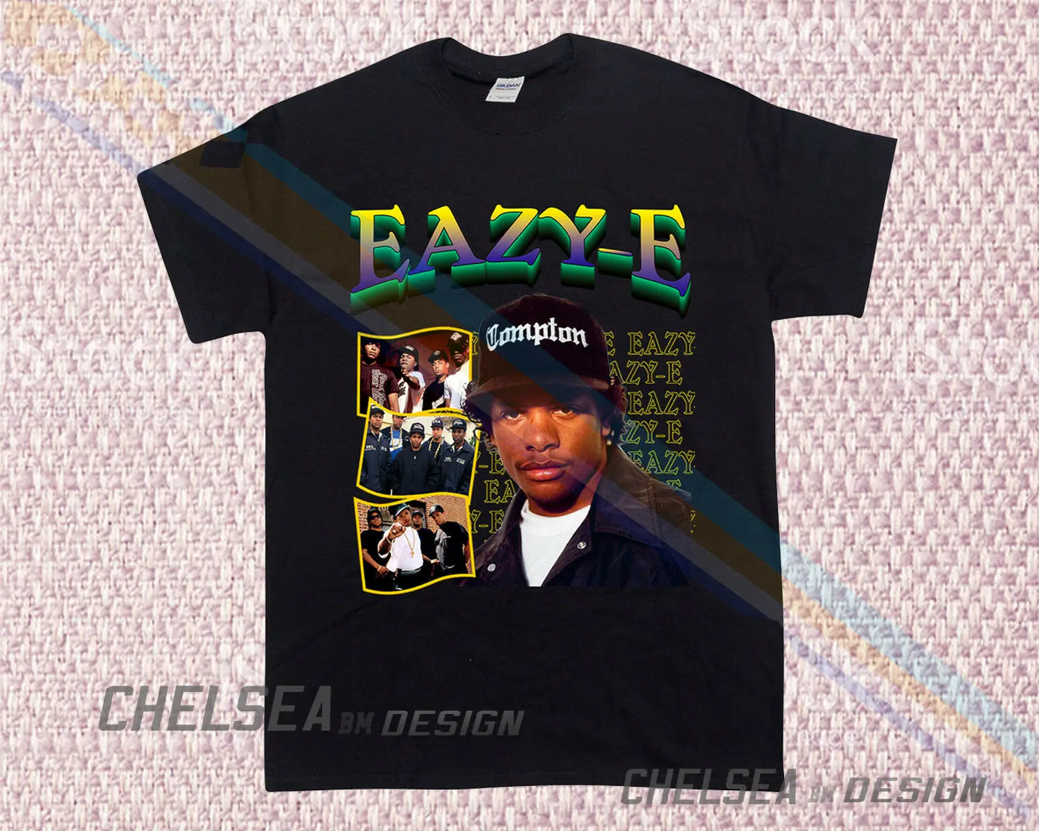 Футболка вдохновленная Eazy E Rap Tour Merch ограниченный выпуск хип хоп рэп|Футболки| |