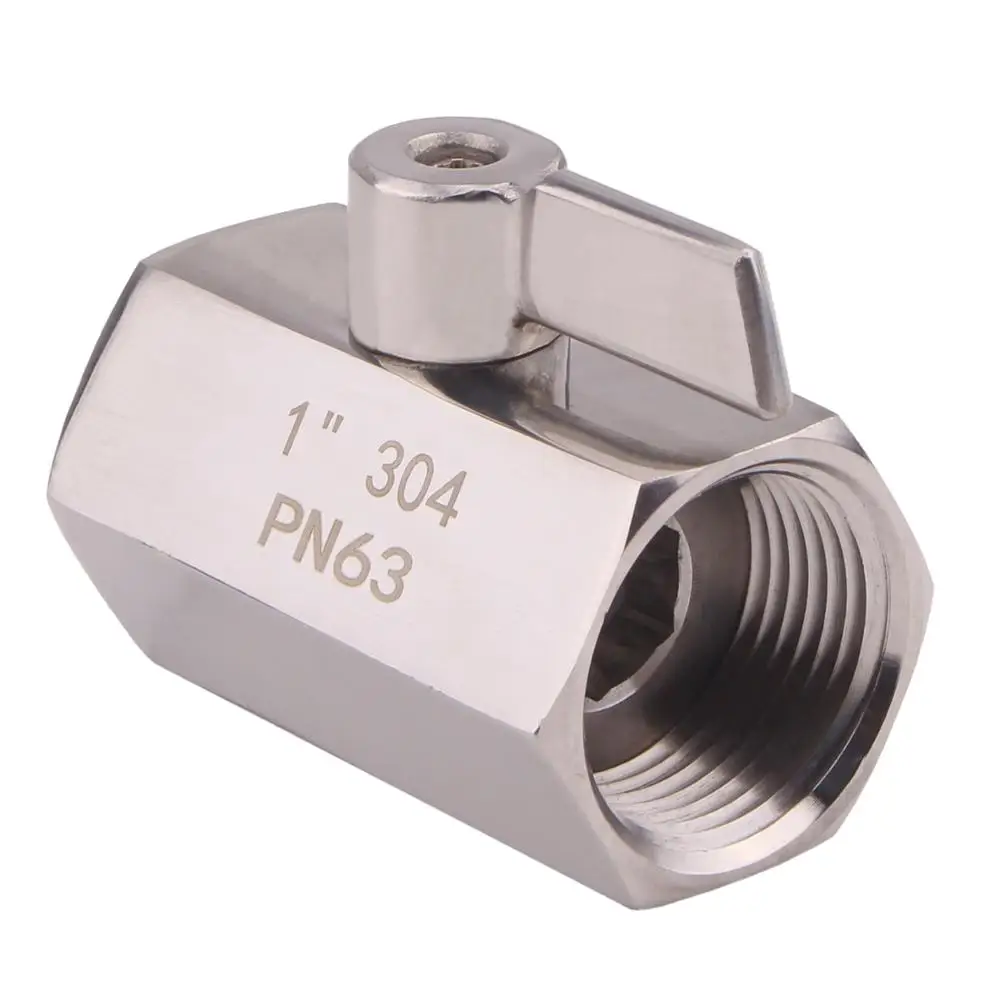 DERNORD мини-шаровой клапан из нержавеющей стали SUS304 " NPT Female& Female