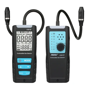 

1pc Combustible Gasoline Sensor Detector Gas Leak Meter Adjustable Household Detector Automotive Gas Analyzer