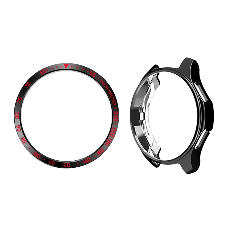2 шт Для Samsung Galaxy Watch 46 мм Корпус для часов защитная пленка Смарт-часы Безель