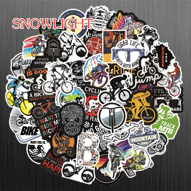 10/30/50PCS/pack Extreme Sport Mountain Bike Stickers For Diy Motorcycle Skateboard Scrapbook Laptop Luggage Toy Notebook