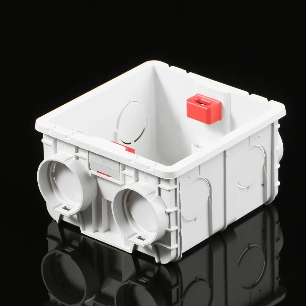 86-Тип ПВХ распределительная коробка настенное крепление кассеты для переключатель гнездо основание светильника электротехническое оборудование распределительная держатель