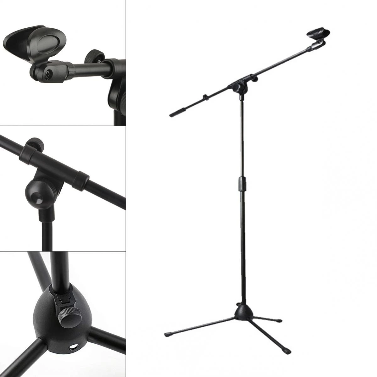 Winkelcentrum Sluimeren vervolging Vloer Microfoon Statief Swing Arm Intrekbare Metalen Mic Stand Stage  Performance Live Microfoon Beugel Desktop Mic Statief|Microfoonstandaard| -  AliExpress