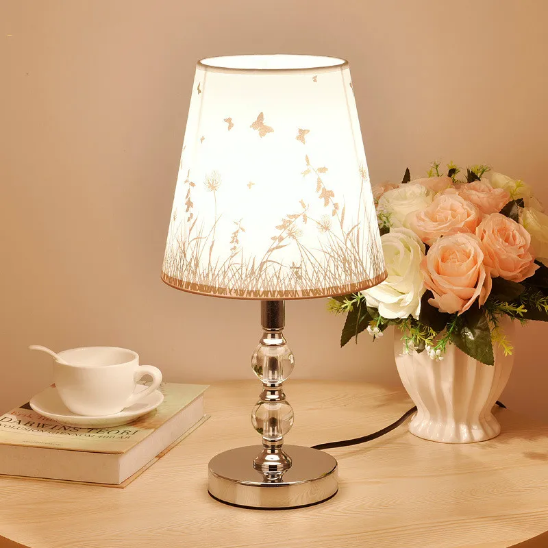 

PVC Nordic glass desk lamp bedside desk lamp hotel study desk lamp reading desk lamp bedroom lighting home decoration