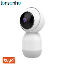 Lonsonho Беспроводная Смарт Wifi IP камера 1080P 2MP Tuya Smart Life двухстороннее аудио ночное видение датчик движения Умный дом Безопасность