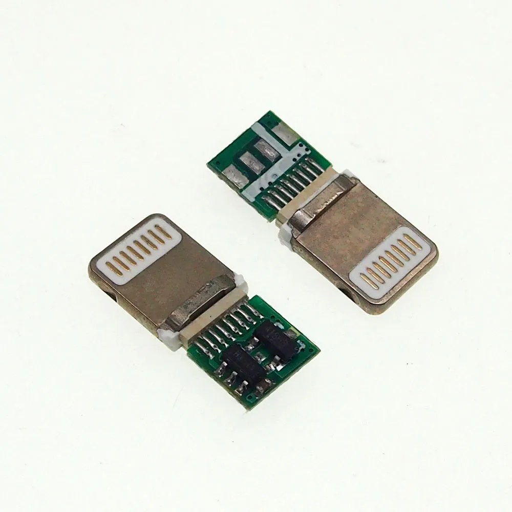 20 шт./лот штекер с платой PCB для iphone кабель передачи данных со сварной
