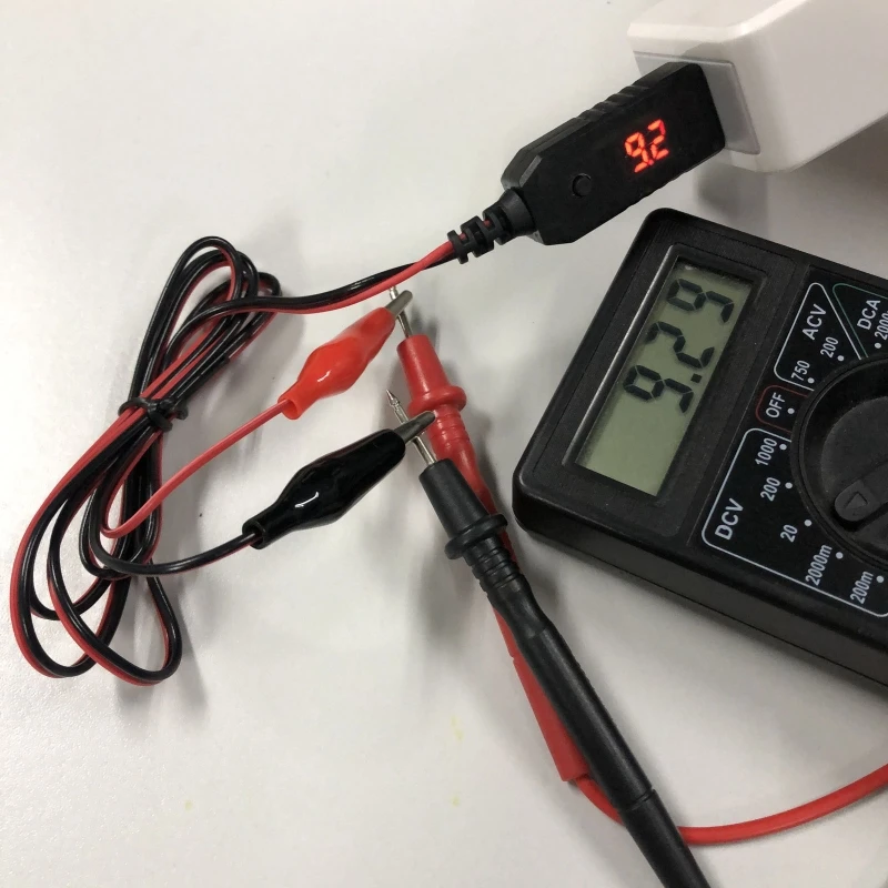 Universal QC3.0 USB to 5V 6V 8.4V 12V AA AAA 9V Battery Eliminator Can Replace 4-8pcs AA AAA Batteries Adjust Voltage Cable battery eliminator