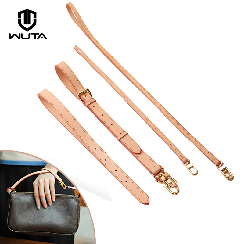 

WUTA 100% Genuine Leather Bag Strap for LV Pochette Accessories Bags Handbag Adjustable Replacement Crossbody Shoulder Straps