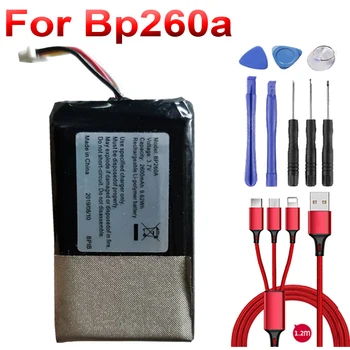 3.7V battery for Bp260a 2600mAh bp260A Battery+USB cable+toolkit