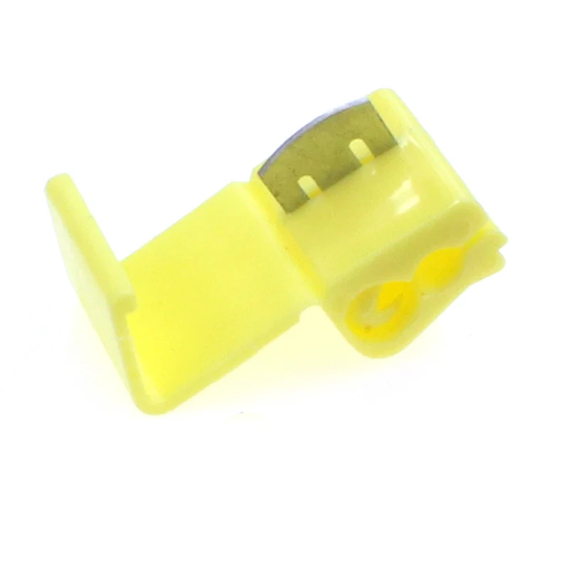 10 pcs/lot Lossless Joint Blue/Red/Yellow Crimp Terminal Quick Lock Wire Electrical Cable Connectors Clip Wire lip