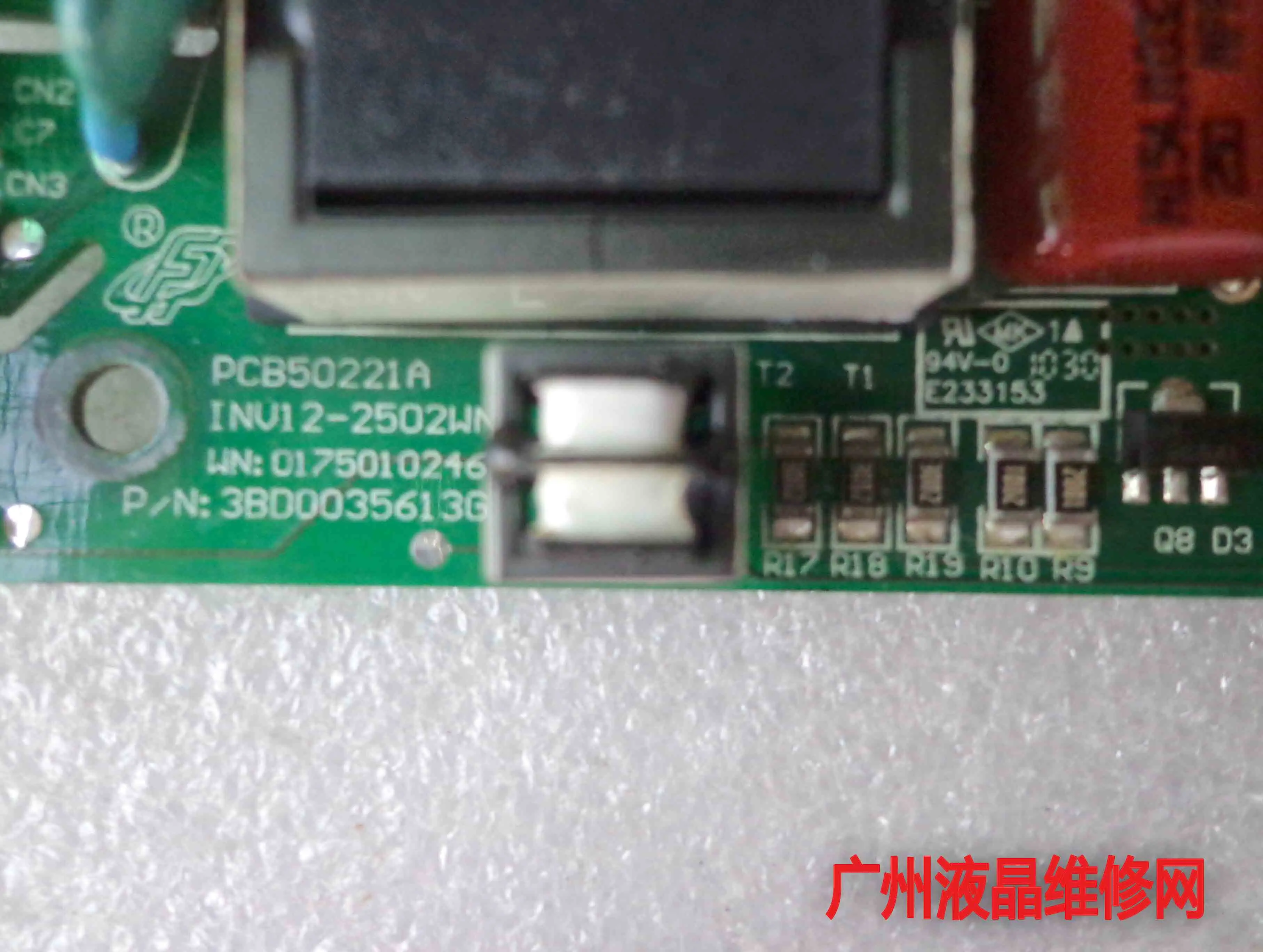 PCB50221A R119-DC05001 IV1196B ECXF 6342 TPB-02926 P-1140