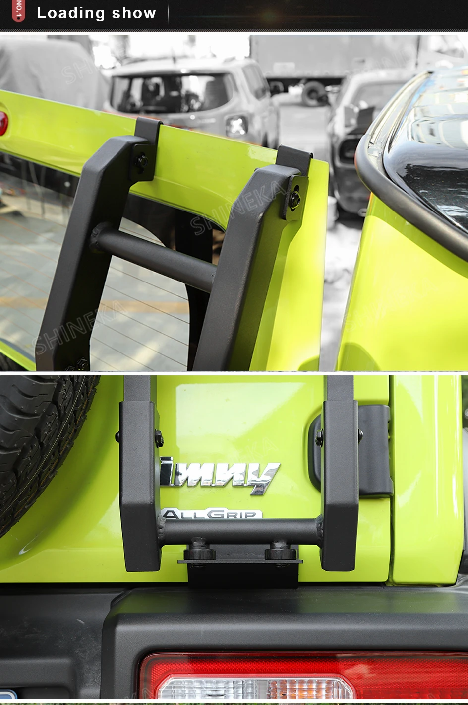SHINEKA защитные рамки для Suzuki Jimny автомобиля наружная задняя дверь аксессуары для лестницы для Suzuki Jimny JB74