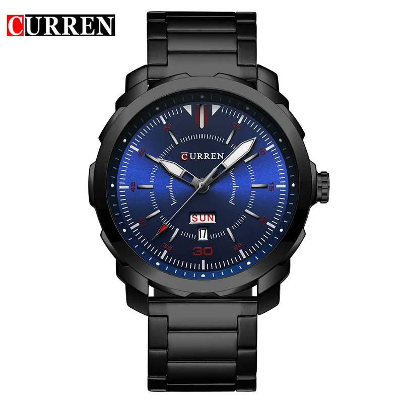 

Curren/Karui En 8266 Men Double Calendar Quartz Watch Business Watch Alloy Watch
