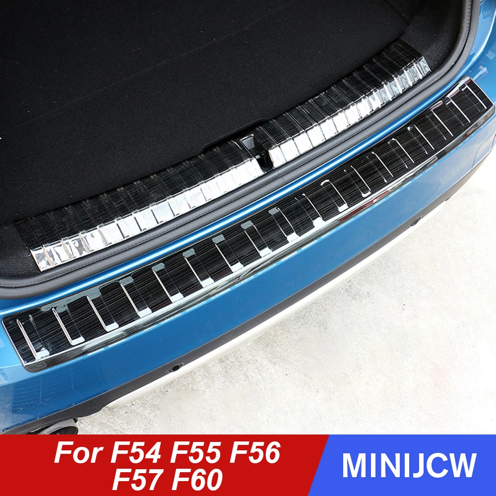 

Car Bumper Rear Trunk Guard Protector Trim Cover Sticker For Mini Cooper S JCW One F54 F55 F56 F60 Countryman Car Accessories