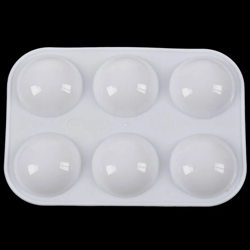 New-5Pcs пластиковые краски для дизайна ногтей Палитра для смешивания цветов диск необходимый инструмент и 12 шт пластиковые палитры