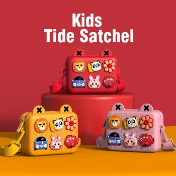 

New Children's Cute Outdoor Camera Bag Small Shoulder Bag Digital Camera Bag Fashion Small Shoulder Bag Messenger Bag Kid Gift