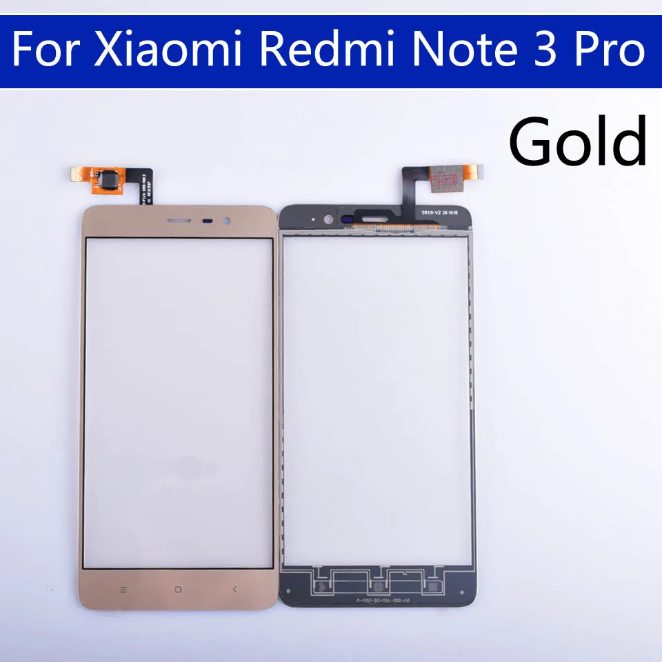 5," сенсорный экран для Xiaomi Redmi Note 3 Pro сенсорный экран панель сенсорный ЖК-дисплей стеклянная линза Панель дигитайзер Запасные части