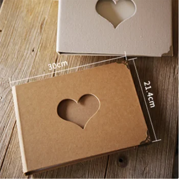 

Inner Ring Hollow Love Cover DIY Notepad Album Scrapbook Creative Festival Birthday Gifts Couples Nostalgic Souvenir Album