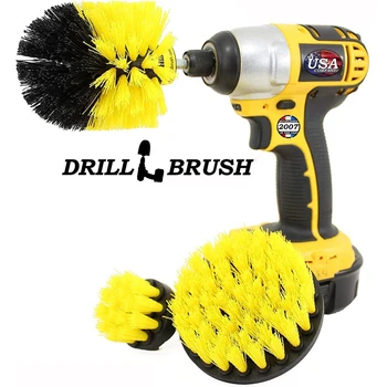 

Household Cleaning Electric Drill Brush For Carpet Glass Car Tires Nylon Brushes Power Scrubber Electric Drill Polishing Brush