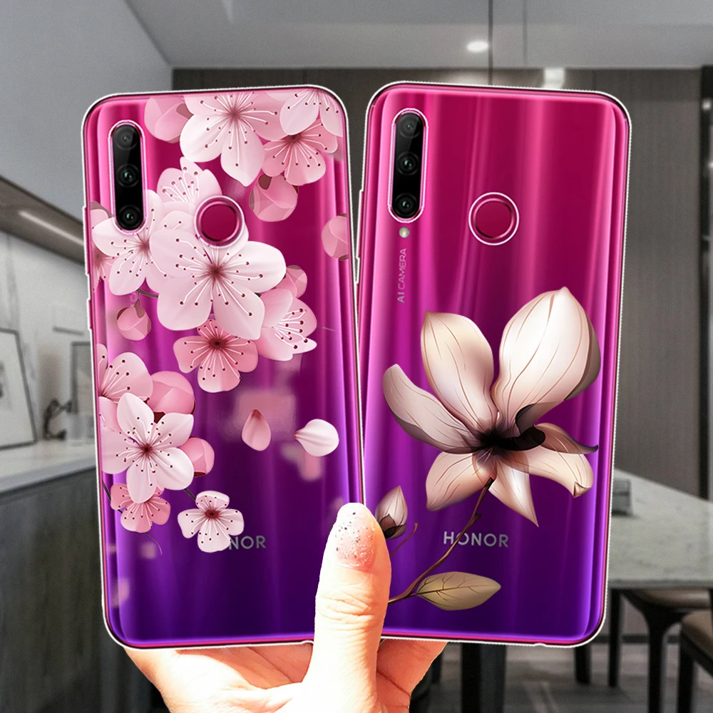 Силиконовый чехол для телефона Huawei Honor 30 10i 20i 9 9X 8X Mate 10 20 Lite Pro пикантный цветочный